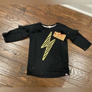 Appaman girls size 7, NWT lightening bolt shirt